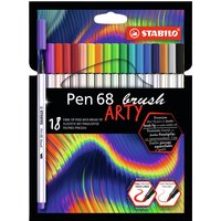 Brushstift STABILO Pen 568/18 Arty assorti etui à 18 stuks
