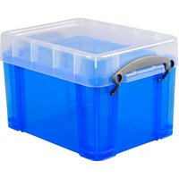 Opbergbox Really Useful 3 liter 245x180x160mm transparant blauw