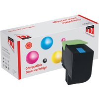 Tonercartridge Quantore alternatief tbv Lexmark 80C2HC0 blauw