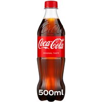 Frisdrank Coca Cola regular petfles 500ml