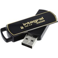 USB stick 3.0 Integral Secure 360 USB-A 32GB zwart