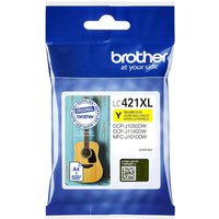 Inktcartridge Brother LC-421XLY geel