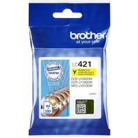 Inktcartridge Brother LC-421Y geel