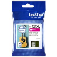 Inktcartridge Brother LC-421XLM rood