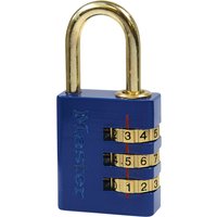 Hangslot MasterLock combinatieslot messing 30mm
