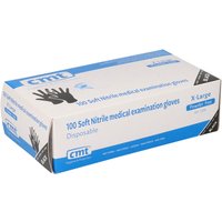 Handschoen CMT XL soft nitril zwart