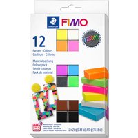 Klei Fimo effect colour pak à 12 neon kleuren
