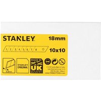 Afbreekmesjes Stanley 18mm 10 stuks x 10