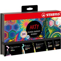 Creative set Stabilo 77/6 Arty colorful creative pastel mix 50 stuks