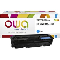 Tonercartridge OWA alternatief tbv HP W2031X blauw