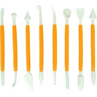 Boetseerspatel Conda set à 8 stuks 15 cm plastic