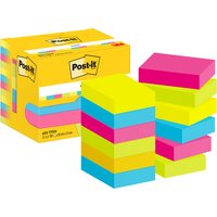 Memoblok 3M Post-it 653 38x51mm neon assorti kleur 12 stuks