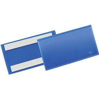Documenthoes Durable zelfklevend 150x67mm blauw 50 stuks