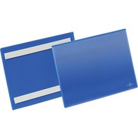 Documenthoes Durable zelfklevend A5 liggend blauw 50 stuks
