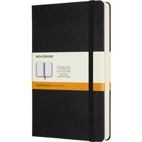 Notitieboek Moleskine Expanded large 130x210mm lijn hard cover zwart