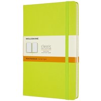 Notitieboek Moleskine large 130x210mm lijn hard cover lemon green