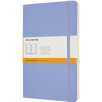 Notitieboek Moleskine large 130x210mm lijn soft cover hydrangea blue