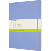 Notitieboek Moleskine XL 190x250mm blanco soft cover hydrangea blue
