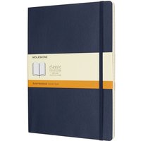 Notitieboek Moleskine XL 190x250mm lijn soft cover sapphire blue
