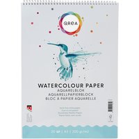 Aquarelblok Qrea A3 20 vel 200gr spiraal