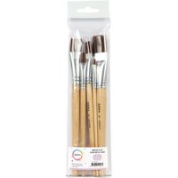 Kwast Qrea synthetisch set à 5 breedtes