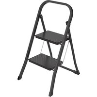 Huishoudtrap BRASQ 2 treden SL200 zwart
