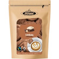 Koekjes Hoppe Cookies fairtrade double chocolate circa 125stuks