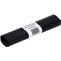 Afvalzak Cleaninq 45x50cm LDPE recycled T25 15L zwart rol à 20 stuks