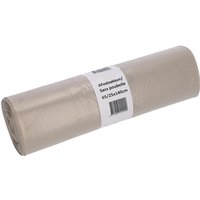 Afvalzak Cleaninq 65/25x140cm LDPE recycled T70 240L transparant