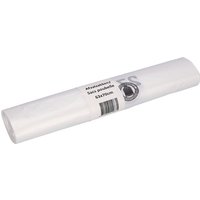 Afvalzak Cleaninq 63x70cm HDPE recycled T15 50L transparant rol à 25 stuks