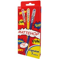 Gelschrijver Pentel K110 Mattehop Fun Original M ass blister à 7st