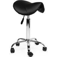 Zadelkruk Office medium harde wielen zw