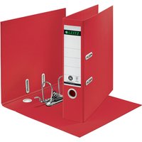 Ordner Leitz Recycle 180° 80mm karton A4 rood