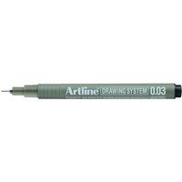 Fineliner Artline technisch 0.03mm zwart