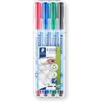 Viltstift Staedtler Lumocolor 305 non permanent correctable M ass 4st