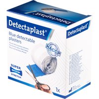 Elastische blauwe textielpleister Detectaplast 6cmx5m