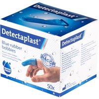 Vingerlingen Detectaplast rubber blauw 50 stuks