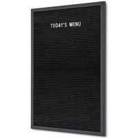 Letterbord IEZZY 40x60cm zwart hout