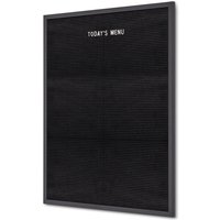 Letterbord IEZZY 60x80cm zwart hout