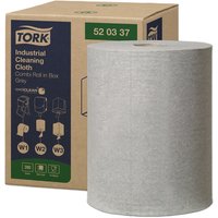 Reinigingsdoek Tork W1-W2-W3 Premium Industrial 1-laags 390 vel grijs 520337