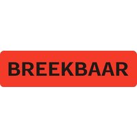 Waarschuwingsetiket IEZZY breekbaar 75mmx20mm 500 stuks