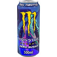 Energiedrank monster full throttle suikervrij blik 500ml