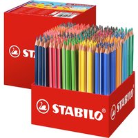 Kleurpotloden STABILO 203 Trio dik assorti classpack à 300 stuks