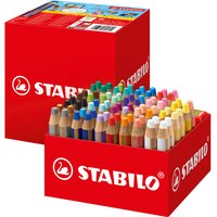 Kleurpotloden STABILO 882 woody 3 in 1 incl 4 slijpers classpack 76st