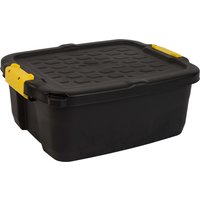 Opbergbox Bankers Box 24 liter met handgrepen robuust zwart