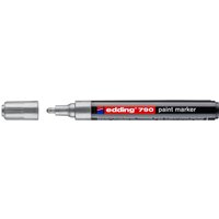 Paintmarker edding 790 op alcoholbasis 2-3mm zilver