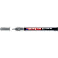 Paintmarker edding 791 op alcoholbasis 1-2mm zilver
