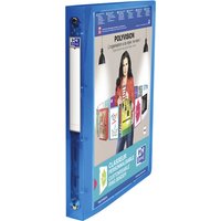 Presentatieringband Oxford Polyvision A4 4-rings O-mechaniek 30mm blauw