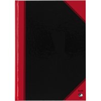 Notitieboek Bantex zwart/rood A4 lijn 70gr 96vel