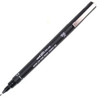 Fineliner Uni-ball Pin 0.6mm zwart